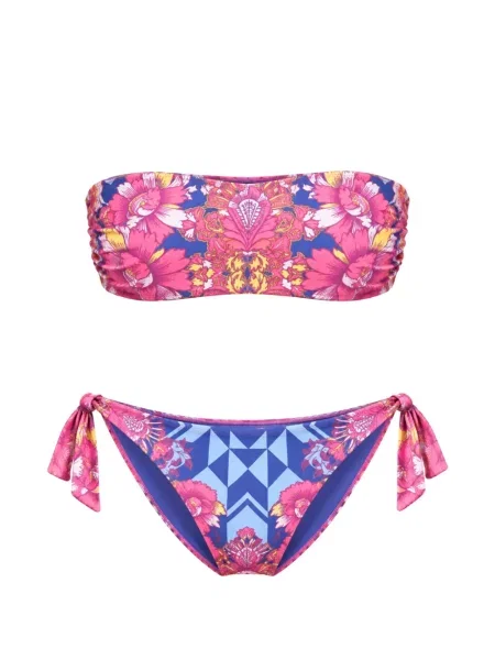 Bikini Custo Barcelona cu model floral cu imagine roz