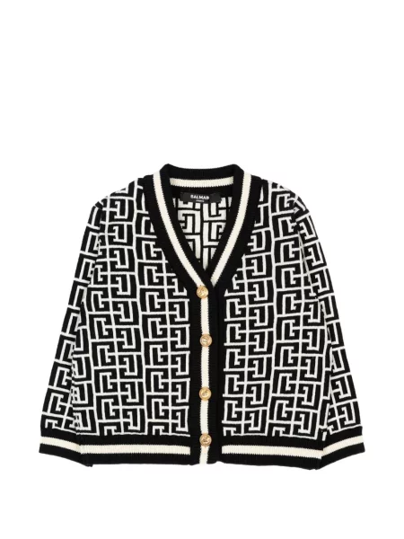 Kardigan dziecięcy Balmain czarny