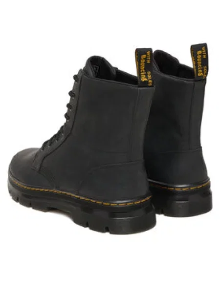 Usnjene casual škornji Dr. Martens črna