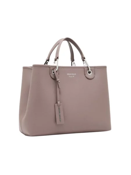 Torebka Emporio Armani z nadrukiem beżowa