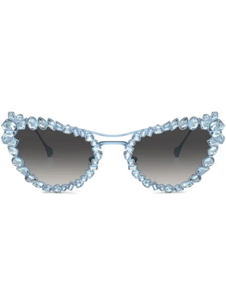 Ochelari de soare Swarovski de cristal albastru