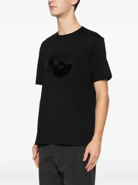 Μπλούζα Emporio Armani με κέντημα μαύρο