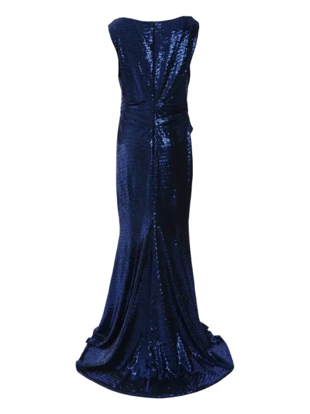 Rochie Talbot Runhof cu paiete albastru