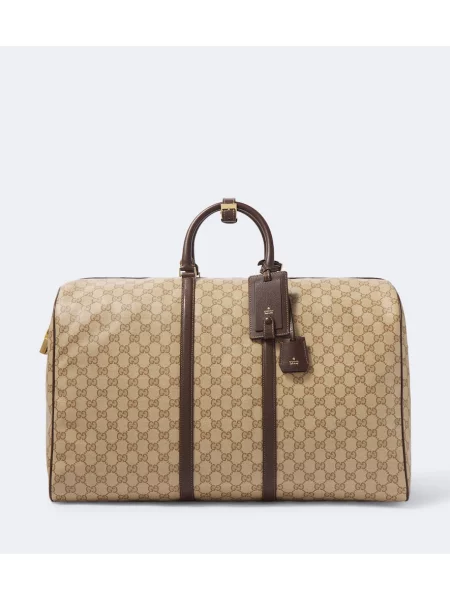 Geantă Gucci din canvas bej