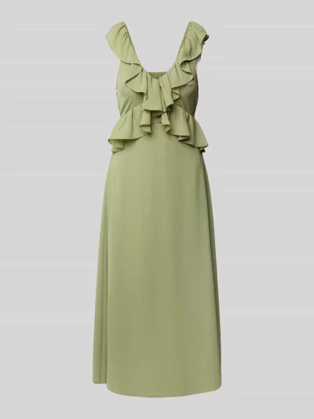 Sukienka midi z falbanami model ‘ELKE’ Vila