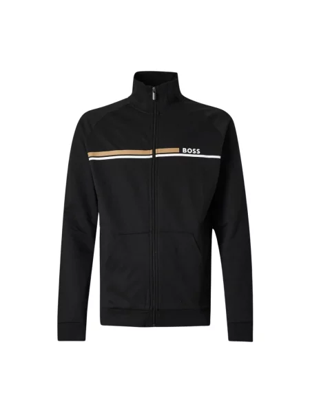 Bluza rozpinana Boss czarna