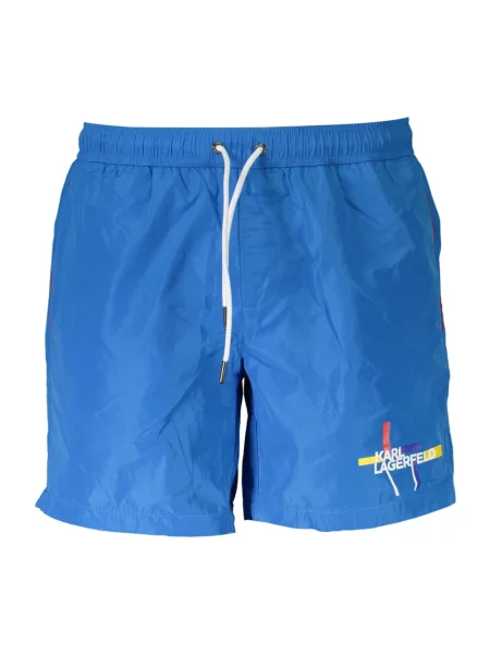 Kąpielówki Karl Lagerfeld Beachwear niebieskie