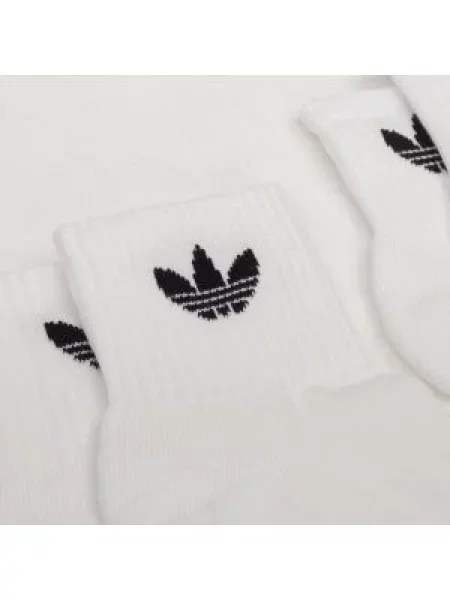 Ponožky adidas Originals Mid Ankle Socks bílé