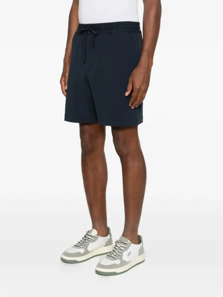 Pantaloni scurți Maison Kitsune cu cordon albastru