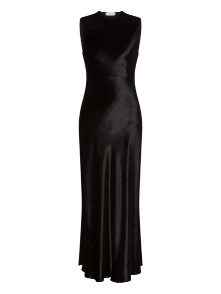 Rochie Alberta Ferretti din satin de costum negru