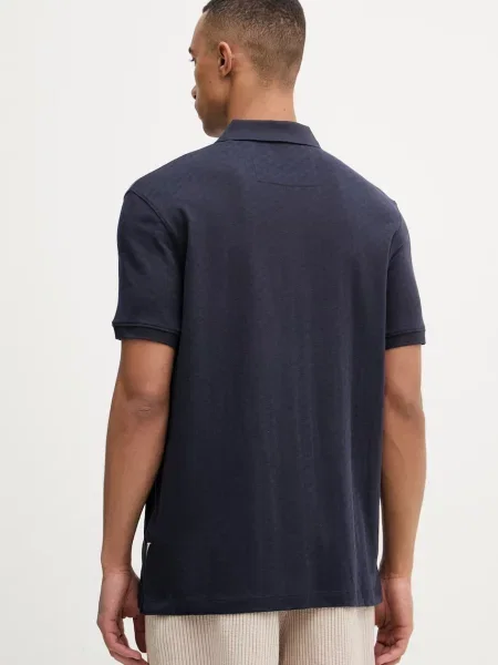 Guess polo z lyocellem