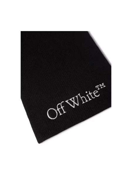 Szal Off-white wełniana biała