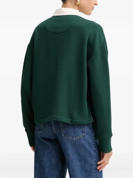 Gulerat tricou polo Rag & Bone verde