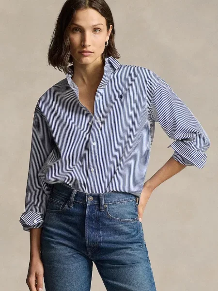 Polo Ralph Lauren cămașă pentru femei din albastru