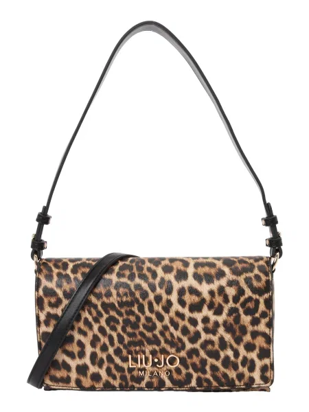 Liu Jo Torba za čez ramo Caliwen / svetlo / črna rjava