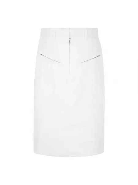 Spódnica Jil Sander biznesowa biała