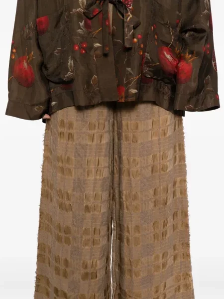 Pantaloni Uma Wang în carouri