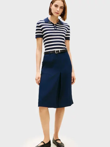 Шкіряні балетки Tommy Hilfiger чорні
