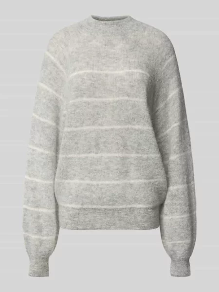 Sweter z dzianiny o kroju oversized ze stójką model ‘LARELY’ Drykorn