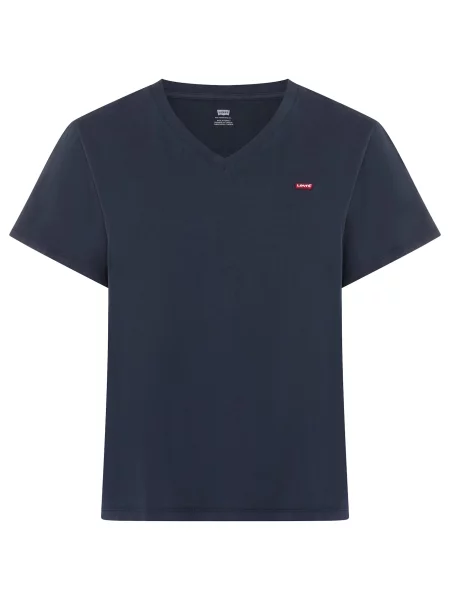 Levi's® Plus Tricou Perfect Vneck Tee marin albastru