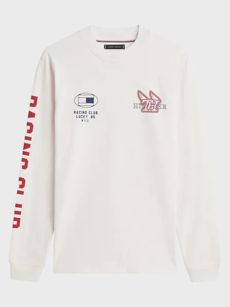 Лонгслів Tommy Hilfiger білий