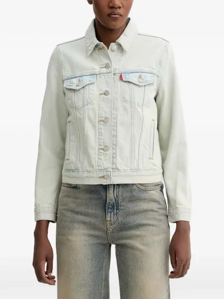 Gulerat pantaloni Levi's® evazate zdrențuiți albastru