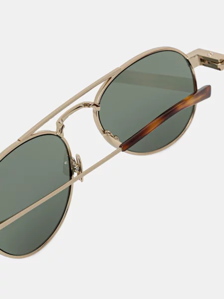 Солнцезащитные очки Saint Laurent золотые