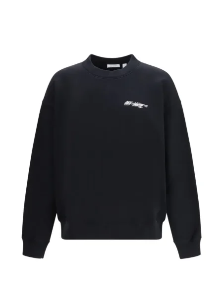 Hanorac crewneck Off-white alb