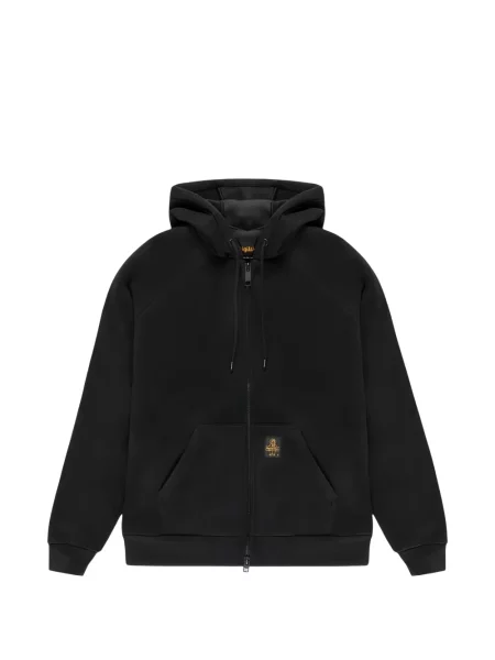 Hanorac cu glugă Refrigiwear cu autograf negru