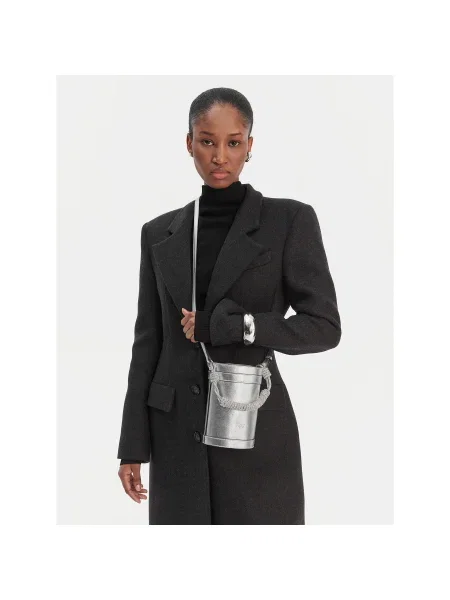 PINKO Geantă Mini Bucket Manico PLTT argintiu
