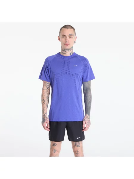 Tricou Nike Stride Plus Dri-FIT ADV Short-Sleeve Running Top Lapis/ Deep Royal Blue/ Reflective Silv XL albastru