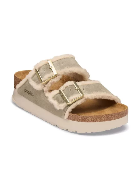 Birkenstock шльопанці x Papillio Arizona Teddy Edge Flex Platform