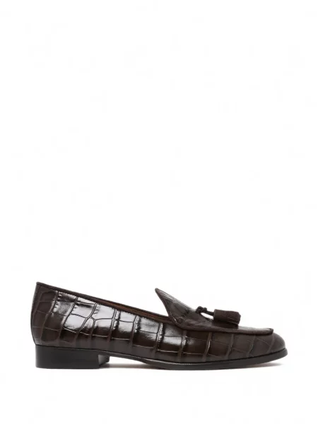 Pantofi loafer Pollini maro