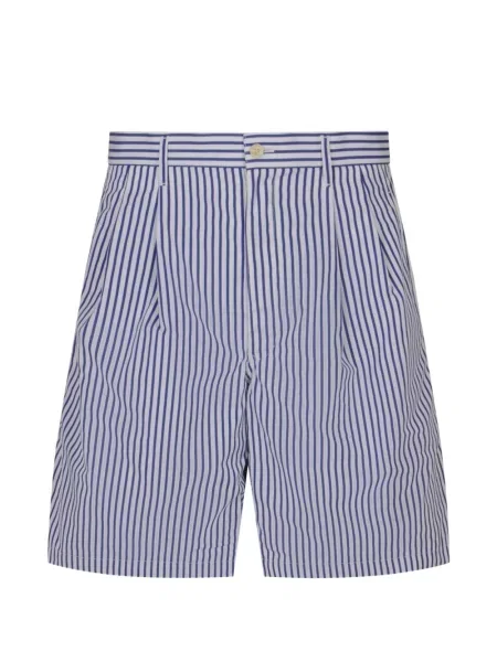 Pantaloni scurți Comme Des Garçons cu dungi albastru