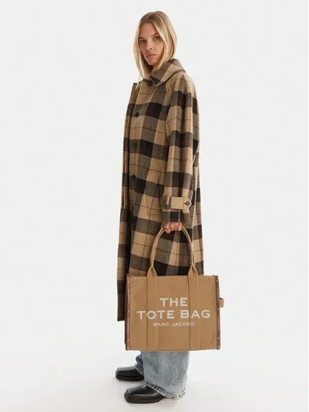 Marc Jacobs Geantă The Jacquard Large Tote Bag maro