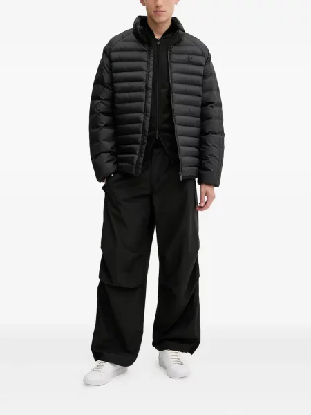 Spodnie cargo Adidas z kapturem z autografem do biegania białe