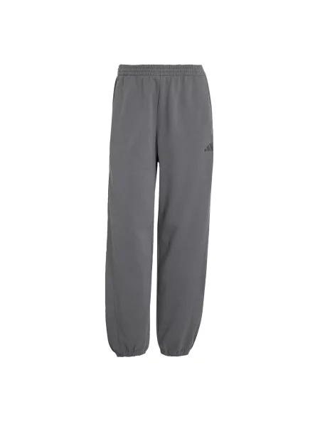 ADIDAS SPORTSWEAR Sportske hlače ADIDAS KIT SMALL LOGO LOOSE CUFFED tamo siva
