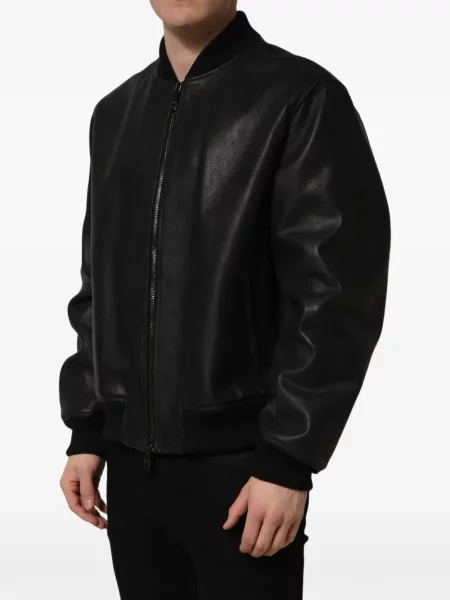 Geanta de piele Dolce & Gabbana negru