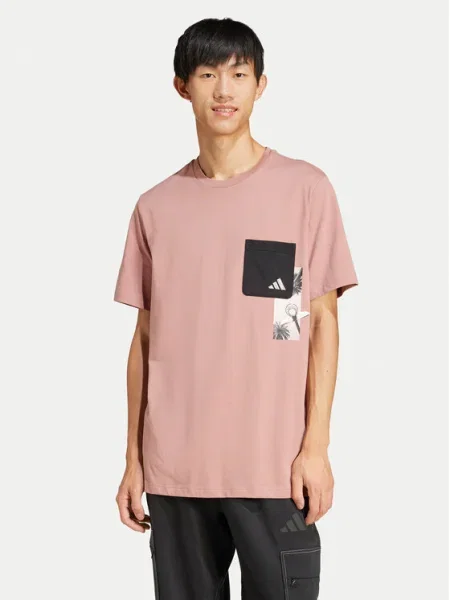 Adidas Tricou Lens Elevated Pocket Graphic roz