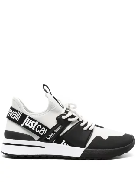Sneakerși Just Cavalli plasă negru