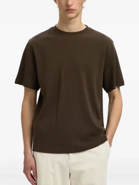 Scurt tricou Selected maro