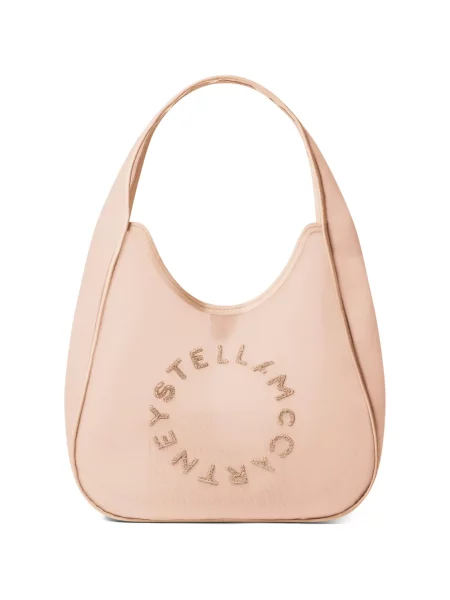 Geantă de mână Stella Mccartney cu autograf roz