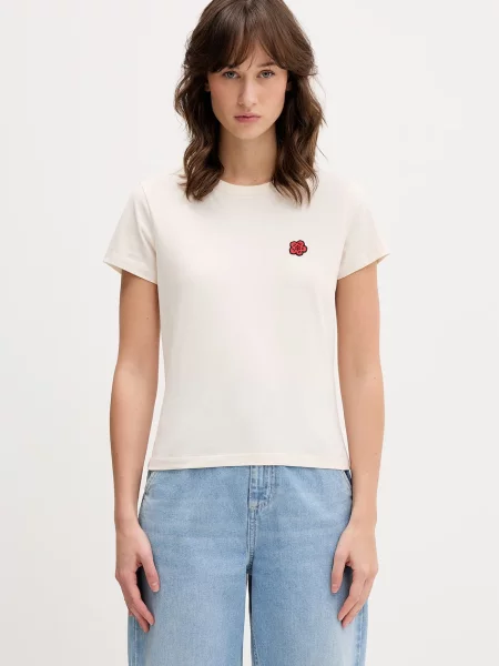 Kenzo tricou din GOTS BOKE FLOWER CREST CLASSIC