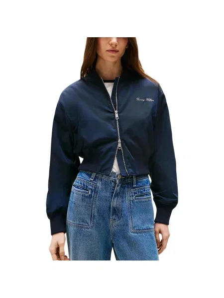 Geacă Tommy Hilfiger albastru