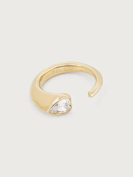 Guess inel pentru femei din oțel inoxidabil cu zirconiu cubic CRYSTAL LOVE