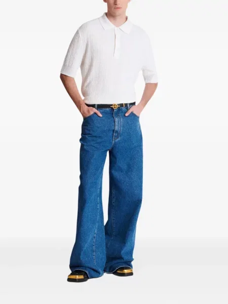 Polo Balmain alb