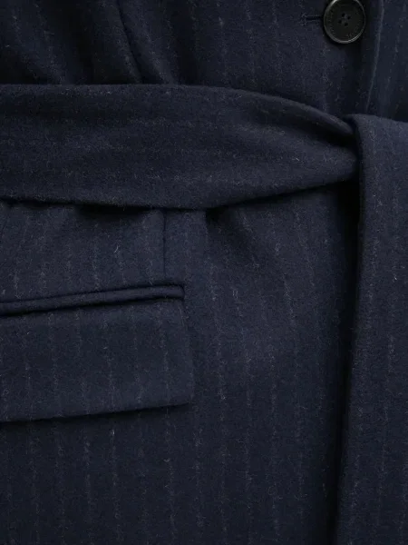 Palton Karl Lagerfeld cu dungi albastru