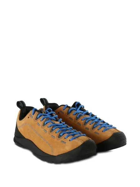 Sneakerși Keen Footwear cu șireturi din piele de căprioară maro