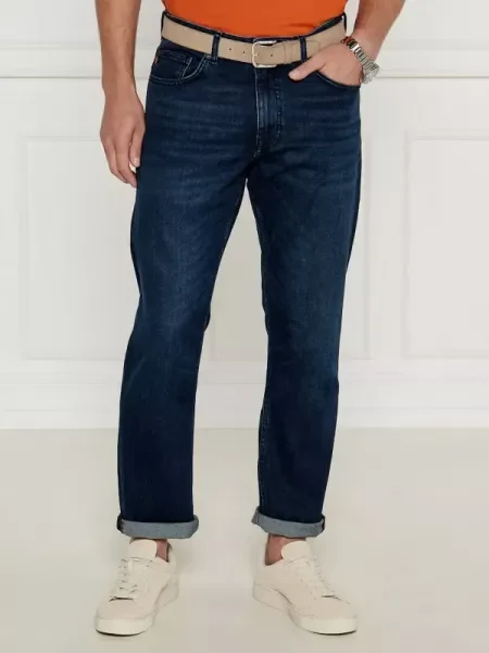 BOSS ORANGE Blugi TROY | Tapered fit portocaliu