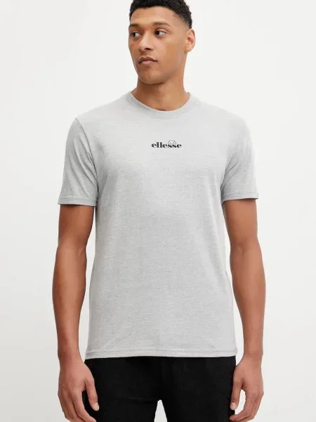 Тениска Ellesse Ollio Tee с принт черно